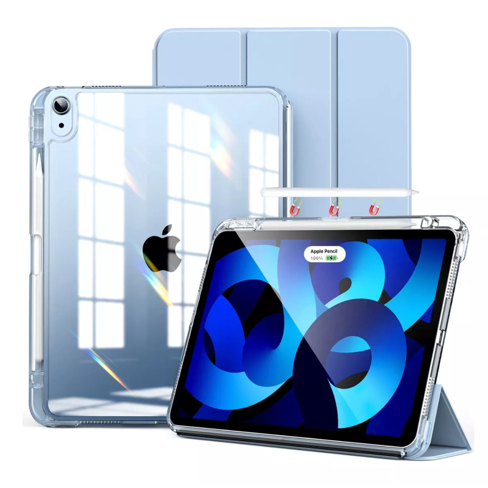 Funda para iPad Pro 11 2018/2020/2022 Smart Cover Soporte Color Azul Cielo