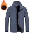 thumbnail image 1 of Xihbxyly Chaqueta de Invierno para Hombre, Elegante Suéter Deportivo Acolchado, Abrigo Polar Cálido con Cuello Alto, Cárdigan Térmico Ligero, Ropa Informal para Uso Diario Al Aire Libre, Capa Cómoda, 1 of 5