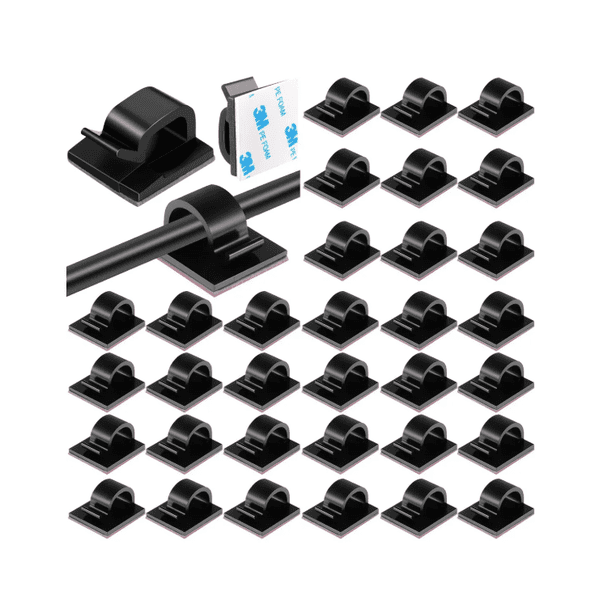 50 Clips De Cable Xtellar Para Exteriores,clips Organizador