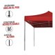 thumbnail image 3 of Toldo Plegable 3X3 Metros Carpa Reforzada Estructura De Acero Impermeable Para Jardín, Tianguis Y Eventos, 3 of 4