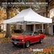thumbnail image 5 of Carpa Toldo 2x3M Reforzado Plegable Impermeable Facil Armado Y Transporte para Jardín Casa Exterior Uso Rudo Acero Lona (Blanco), 5 of 7