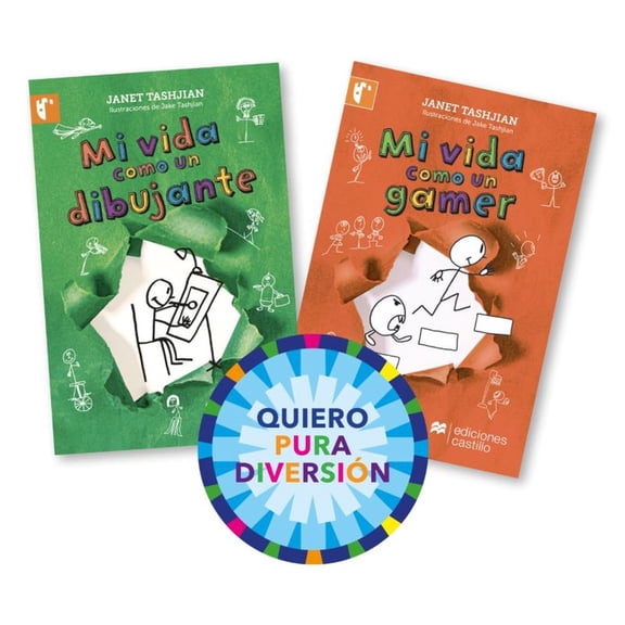 Mi Vida Como Un Dibujante /mi Vida Como Un Gamer Paquete, Editorial Castillo A Macmillan Education Company