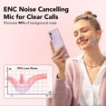 thumbnail image 3 of Audífonos Inalámbricos Bluetooth Audífonos 60H Graves Profundos Sonido Fuerte con 4 Micrófonos Llamada Clara Audífonos Cancelación de Ruido IP7 Intraaurales con Estuche de Carga Inalámbrica, 3 of 6