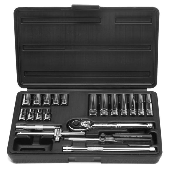 Autocle Knova 1/4 Con 22 Piezas Métrico Y Estuche Incluido