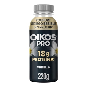 Yogurt Griego Bebible Oikos Pro Vainilla Sin Azúcar Añadida 18g Proteína 220g