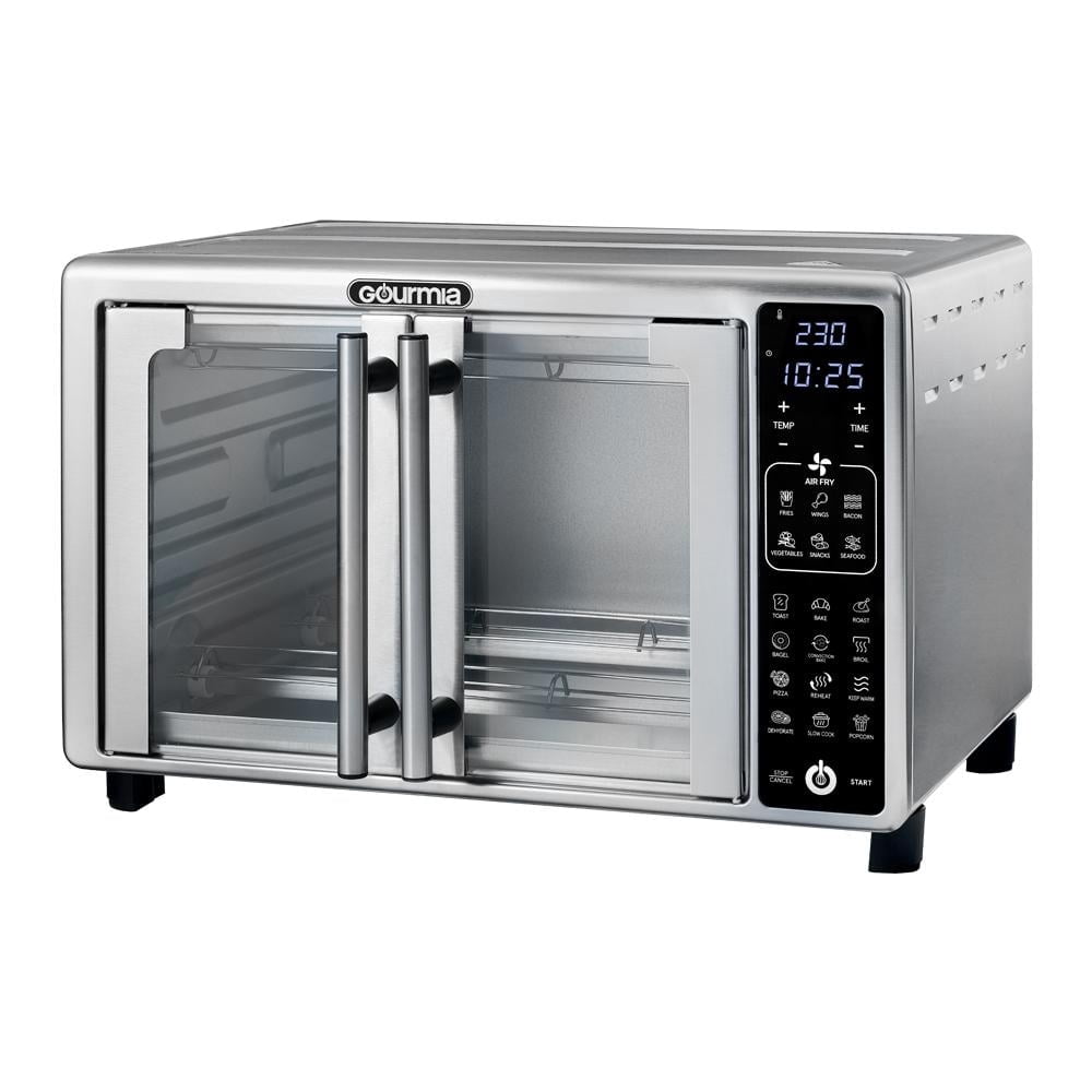 Horno Tostador Digital Gourmia para 6 Rebanadas con 19 Preajustes de Un Solo toque en Acero