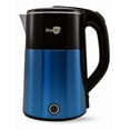 thumbnail image 1 of Jarra eléctrica azul Starlux de 2.3 L, de acero inoxidable y protector contra quemaduras SL-24155, 1 of 8