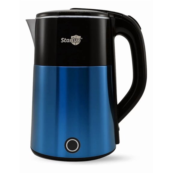 Jarra eléctrica azul Starlux de 2.3 L, de acero inoxidable y protector contra quemaduras SL-24155