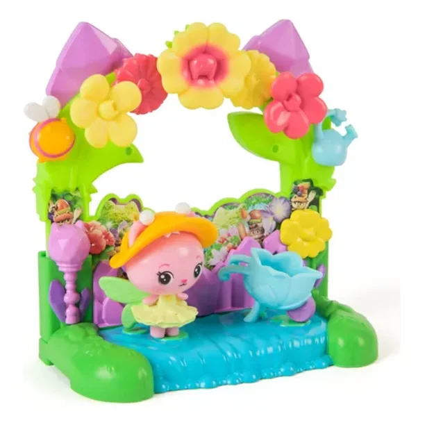 Gabby's Dollhouse: The Movie, Balcón de jardín de Queen Hada Gatina, Figura de Juguete y Accesorios para la casa de muñecas, Juguetes para niños y niñas a Partir de 3 años