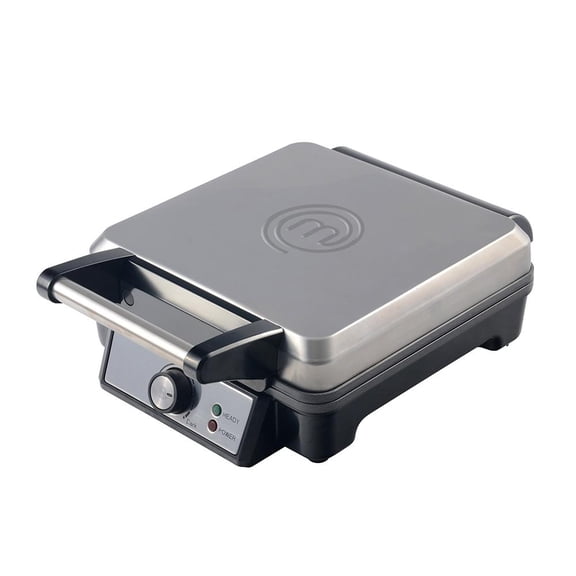 Wafflera Belga Heat+Premium MasterChef Huken 4 Rebanadas Acero
