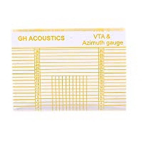 Alnicov LP Reproductor de discos de vinilo Regla de azimut, para medir Phono Tonearm VTA/Cartucho Regla de azimut Cartucho de equilibrio Regla de azimut