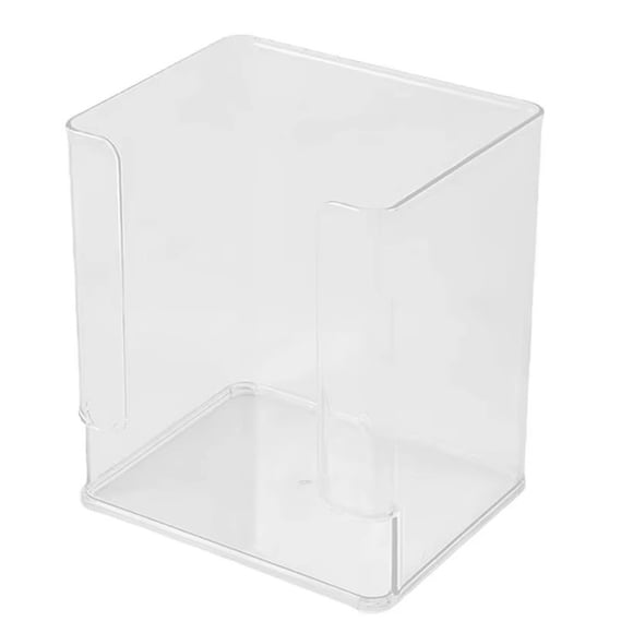 Organizador de Maquillaje Acrílico Transparente con Compartimentos para Cosméticos, Ideal para Oficinas, Escritorios y el Hogar.