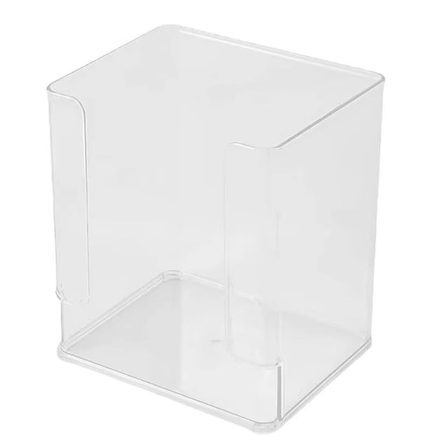 Organizador de Maquillaje Acrílico Transparente con Compartimentos para Cosméticos, Ideal para Oficinas, Escritorios y el Hogar.