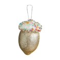 thumbnail image 3 of Adornos para árbol de Navidad, decoraciones navideñas, bricolaje, lindo y dulce adorno para árbol de Navidad. Bellota dorada, 3 of 9
