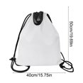 thumbnail image 3 of Mochila deportiva impermeable con cordón | Bolsa de gimnasio de tela Oxford Gran Capacidad | Organizador de Viajes Plegable de Fitness | Saco de almacenamiento duradero para exteriores, natación, 3 of 6