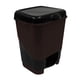 thumbnail image 1 of Bote Pedal con Tapa Multifuncional Plastic Trends 20 Litros Color Negro Chocolate, 1 of 5