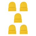 thumbnail image 2 of Sonducket Beanie Hat Gorros de punto Winter Skullcap Thermal Trendy Sleeve Headwear A prueba de viento Accesorios para el cabello Amarillo Type2 NO2, 2 of 6