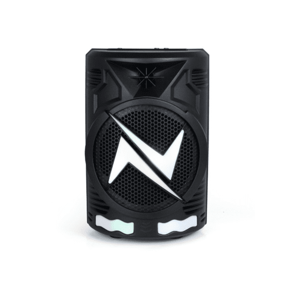 Bocina portátil recargable con micrófono FOL FS-L138 control y luz