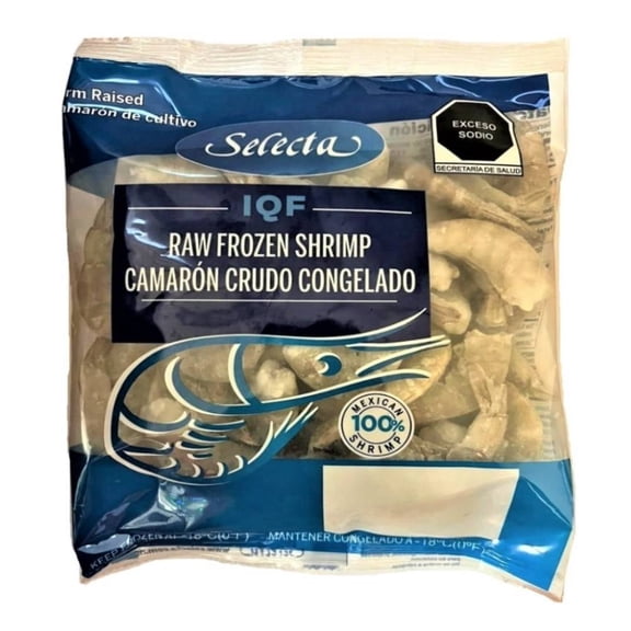Camarón Grande Crudo Selecta Sin Cabeza 500 g