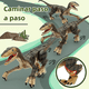 thumbnail image 4 of Dinosaurio Jurásico Velociraptor Control Remoto Juguete Niño, Color Marrón, 4 of 5