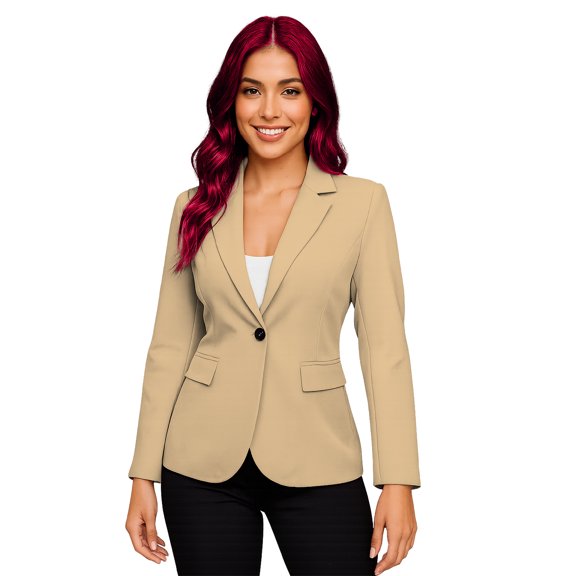 Saco clásico de Mujer Elegancia y Estilo Champange Chica