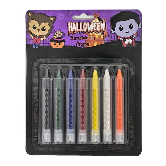 Crayones Maquillaje Prichos Halloween Varios Modelos 1 Pieza