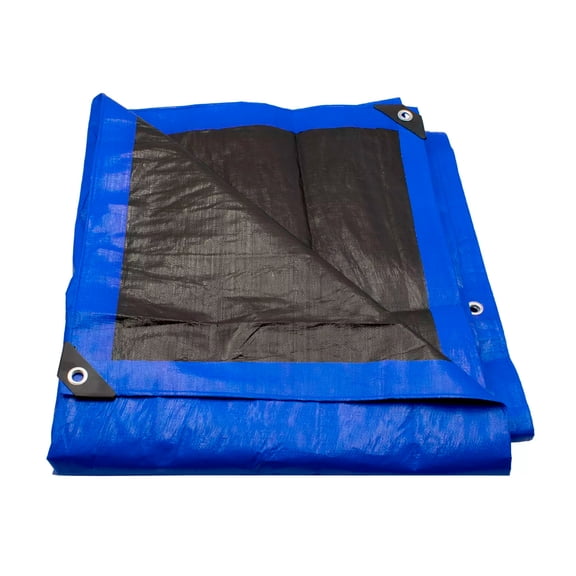 Lona De Polietileno Uso Super Rudo Azul/negro 180 Gr 2x3 M