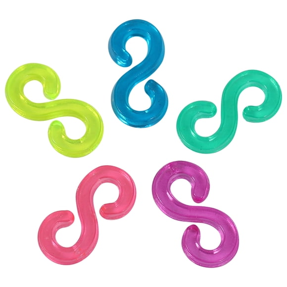 S-Clips coloridos Paquete de 125 bandas telar increibles