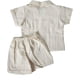 thumbnail image 3 of Guayabera para Bebé Pañalero con Short, Conjunto Mexicano de 2 Piezas para Niño, Guayabera Infantil de Manga Corta, 3 of 3