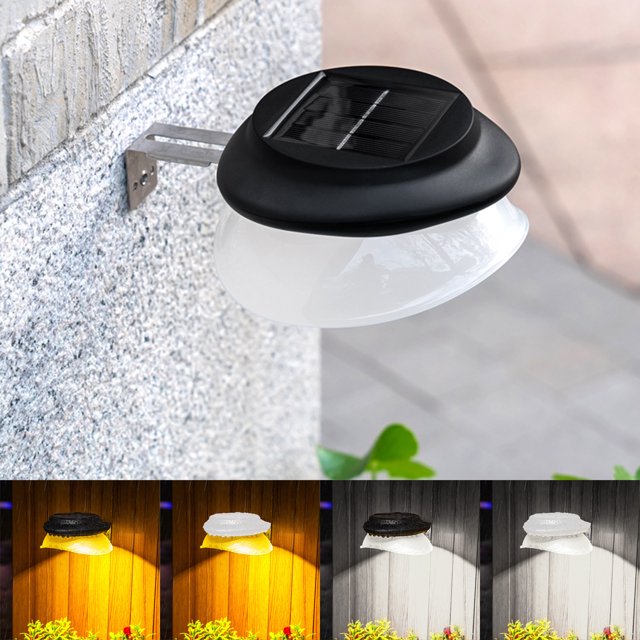 Xihbxyly Farola Solar, Iluminación Exterior Impermeable Ip65, Foco Led con Sensor de Movimiento, Ahorro de Energía, Montaje Ajustable, Iluminación para Jardín, Patio y Vallas, Tamaño 13,3 X 12,7 X 6,