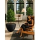 thumbnail image 5 of Atmos Homeware Macetas Decorativas para Interior y Exterior |  4 Maceta Grande de Plástico con Capacidad para 45 Litros | Modelo Bis color Blanco 4 Piezas., 5 of 6
