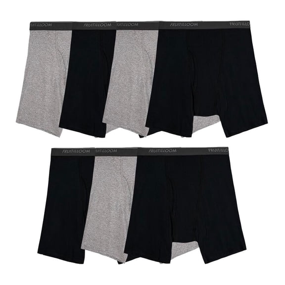 Bóxer Fruit of the Loom para Hombre, Super Value Multicolor Talla CH 7 Piezas