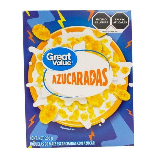 Cereal Great Value Azucaradas Hojuelas de Maíz 200 g