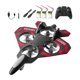 thumbnail image 3 of Avión de control remoto, avión de ala fija, modelo de caza, helicóptero ligero Rojo con 3 pilas, 3 of 8