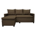 thumbnail image 4 of Sala Esquinera Modular El Bazar Store Vancouver Chocolate 175x130 cm Sofa Lado derecho ó izquierdo Económica, Tela Lino, 4 of 7