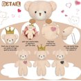 thumbnail image 3 of 18 Juguetes de Oso Mini 4,7 Pulgadas Oso Pequeño de Peluche Oso Articul Muñeco de Oso Pequeño y Suave para DIY Llavero Decoraciones Cumpleaños Boda Navidad Favor Fiesta (Estilo Mixto), 3 of 3