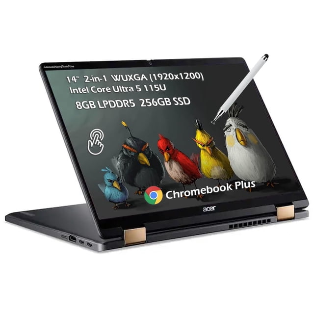 Laptop 2-en-1 Acer Chromebook 14 Pulg Intel Core 8GB LPDDR5