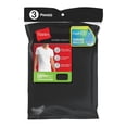 thumbnail image 4 of Playera Hanes Red Label para Hombre, 3 Piezas Negro Talla G, 4 of 4