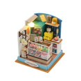 thumbnail image 2 of Casa de muñecas en miniatura hecha a mano, rompecabezas 3D con luces LED, decoración de escritorio Estilo D, 2 of 9