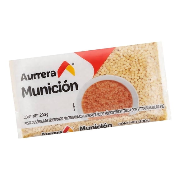 Sopa de munición Aurrera 200 g