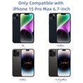 thumbnail image 3 of Cristal trasero ZMVDJZ para iPhone 15 Pro Max 6.7" Titanio negro, 3 of 6