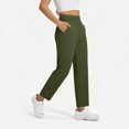 thumbnail image 2 of TaTaai Stretchy Golf Women Cropped Pants Lightweight Breathable Machine Washable No Fading Casual Travel Sports Slim Fit Ankle Length Trousers Gift, 2 of 9