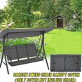 thumbnail image 1 of Columpio Impermeable Toldo Silla De Jardín Carpa Porche Cubierta Superior Columpio Techo, 1 of 8