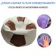 thumbnail image 3 of Sillon Puff Lunics Balon Soccer Grande blanco/capuccino, 3 of 6