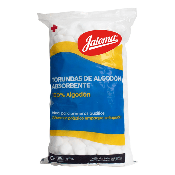 TORUNDAS DE ALGODÓN ABSORBENTE