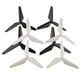 thumbnail image 5 of 2 Pares Hélice de Plásticos CW CCW Prop 3 Hoja de Ajuste X5C X5A X5SC X5SW X5HW XH5C X5C-1 DIY Reemplazos Negro Yotijar Hélice, 5 of 9