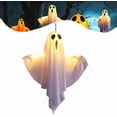 thumbnail image 4 of Decoraciones de Halloween que brillan en la oscuridad con luces LED - Colgantes colgantes espeluznantes para decoración de fiestas interiores y exteriores, 4 of 6