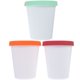 thumbnail image 4 of 3 cubos reutilizables para alimentos, para helado casero, yogur y almacenamiento de alimentos., 4 of 5