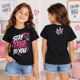 thumbnail image 2 of Pack 3 Playeras para Niña Estampadas Algodón Tallas 4 a 8, 2 of 4