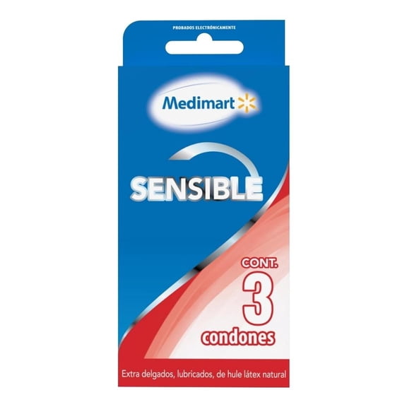 Condones Medimart sensible 3 pzas